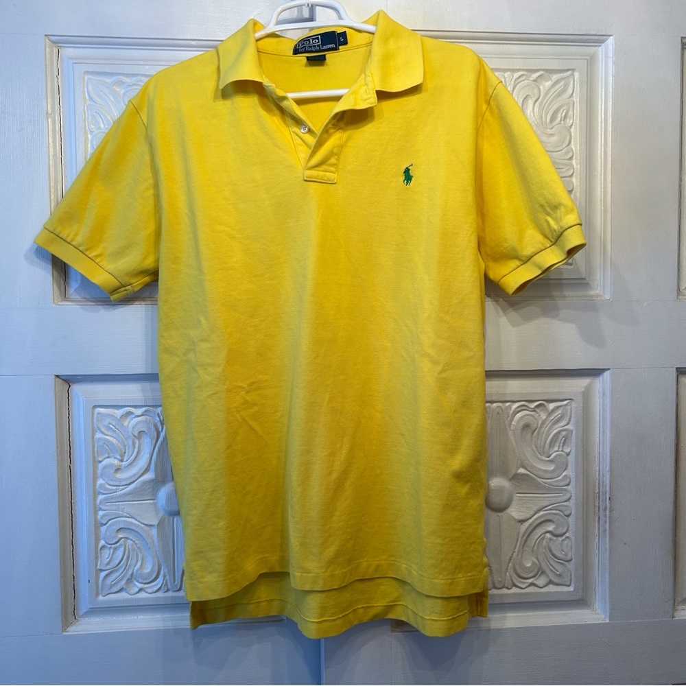 Polo by Ralph Lauren Yellow Short Sleeved Polo Shirt